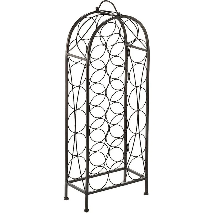 Kobolo Weinregal Flaschenhalter BOW für 20 Flaschen Metall braun – Bild 4