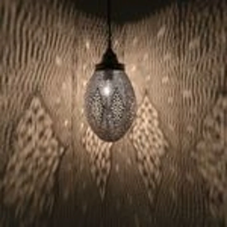 Orientalische Silberlampe Sanan – Bild 3