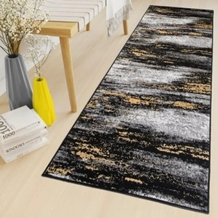 Tapiso Läufer MAYA, rechteckig, Höhe: 8 mm, Flur Meterware Korridor Küche Kurzflor – Bild 6