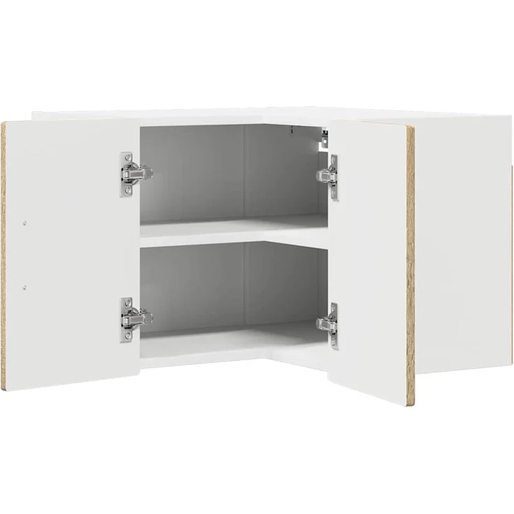 vidaXL Wand-Eckschrank PORTO Sonoma-Eiche 57 x 57 x 40 cm 885307 – Bild 5