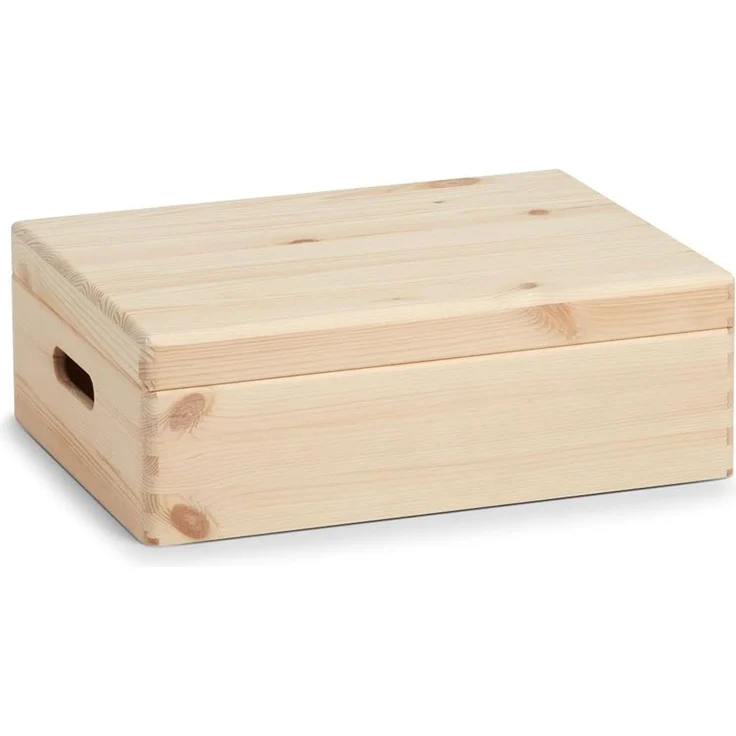 Zeller Kiefer-Aufbewahrungsbox mit Deckel 30x40x14 cm