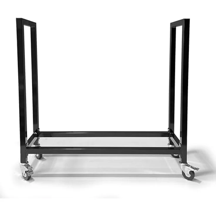 Quick Star Kaminholzregal Kaminholzregal 65x25x65cm cm mit Rollen, BxTxH:65x25x65 cm, Mit Laufrollen und Feststellbremse – Bild 8
