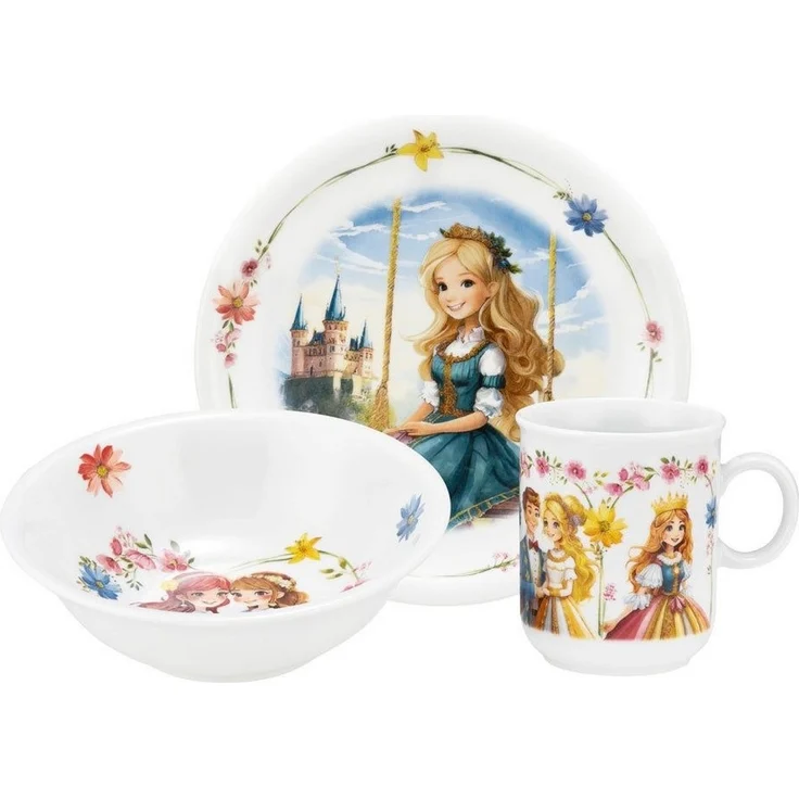 Seltmann Weiden Compact Kindergeschirr Set 3-teilig - Prinzessin – Bild 3