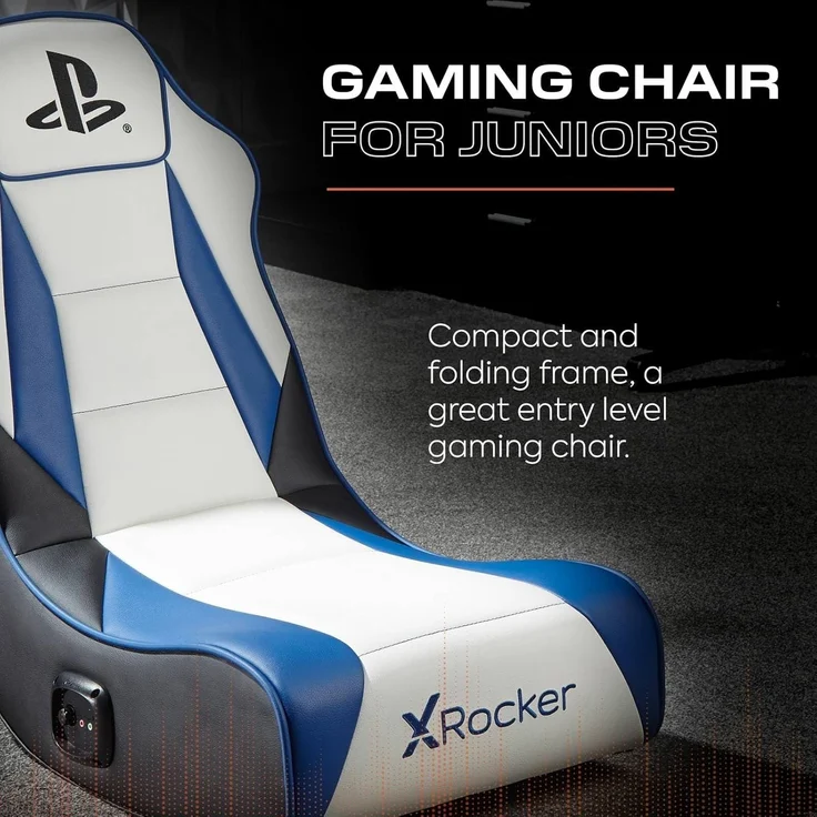 X Rocker 'PS5 Geist 2.0' Gaming Sessel mit 2.0 Audiosystem, Kunstleder, 64 x 75 x 42 cm – Bild 6