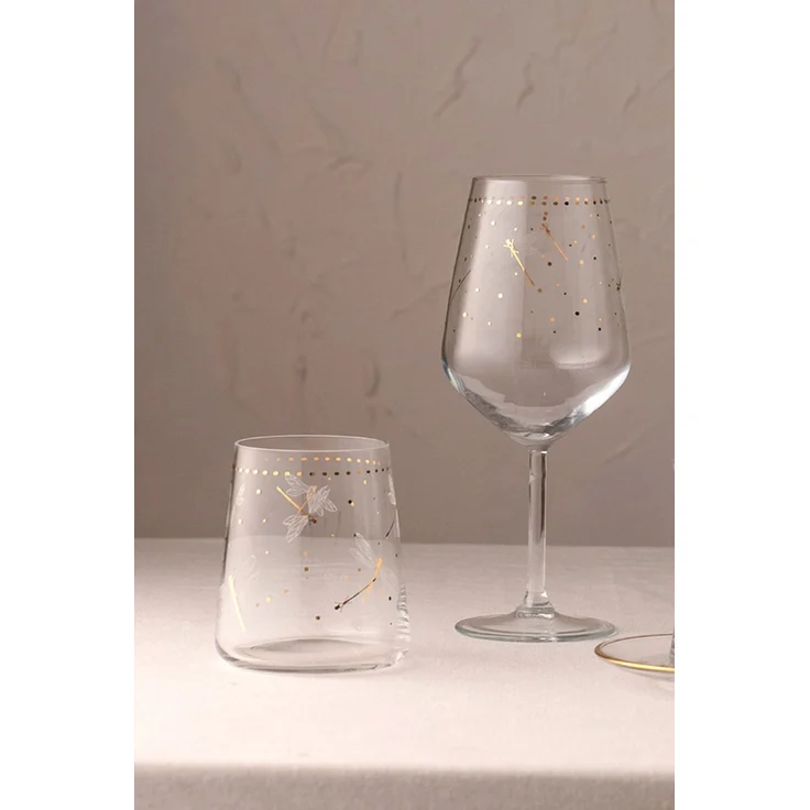 Hermia Concept 'Dragonfly 420' Gläser-Set (4-teilig), Transparent, 9 x 9 x 10 cm, 420 ml – Bild 3