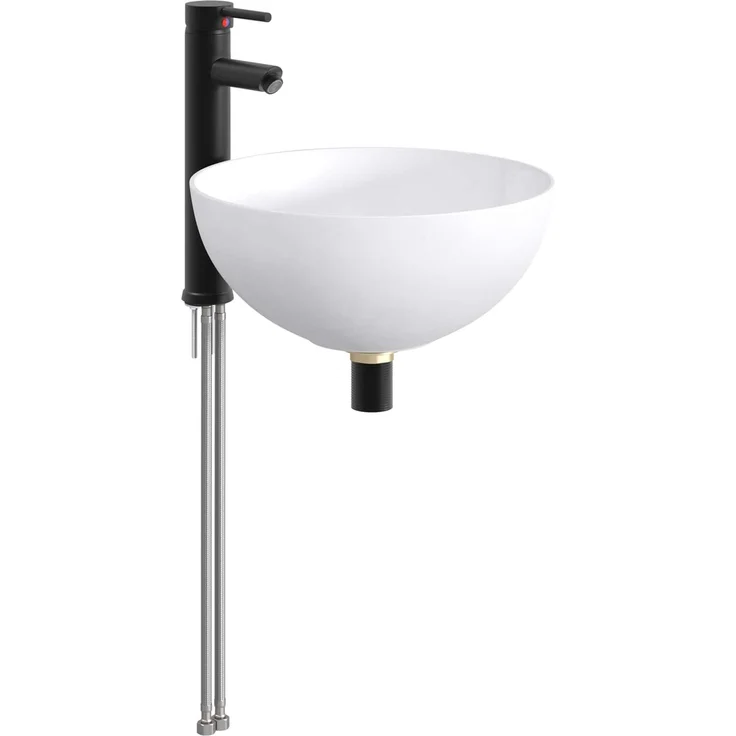 vidaXL Waschbeckenschrank Sonoma-Eiche 54 x 41 x 100 cm Holzwerkstoff 3404206 – Bild 5