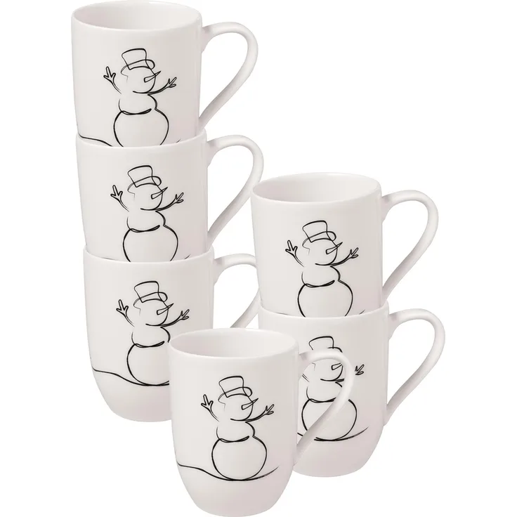 Villeroy & Boch Statement Lines Becher 'XMAS' 290 ml 6er Set