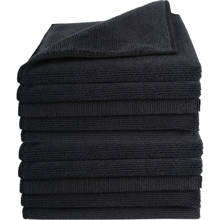 Hometex Premium Textiles Geschirrtuch Mikrofaser Putztuch, Staubtuch Reinigungstuch 40 x 40 cm, (10-tlg), Ideal für Autopflege, Küche und Barista – Bild 4