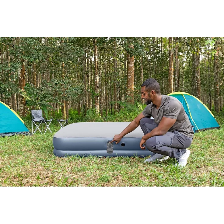 TriTech® Doppelluftbett mit mobiler, akkubetriebener Elektropumpe 203 x 152 x 36 cm – Bild 9