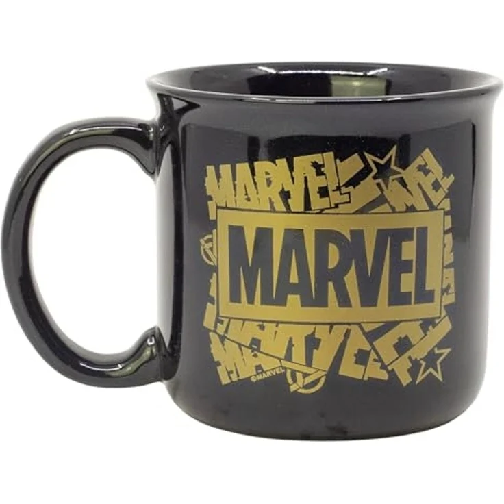Marvel Avengers Golden Treasure Frühstückstasse 400 ml in Geschenkbox – Bild 3