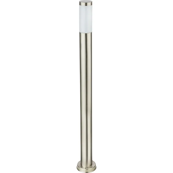 RGB LED Außen Säulen Stehlampe, Edelstahl, IP44, H 110 cm