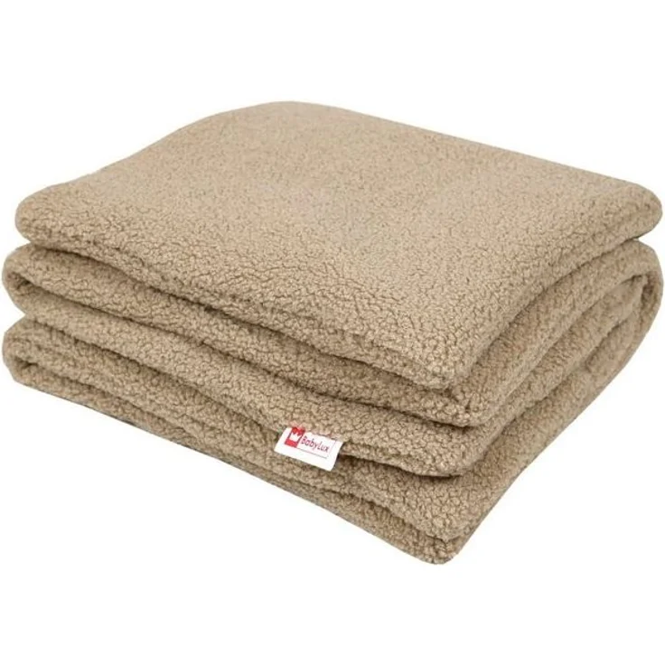 Babydecke BOUCLÉ 60x75 cm Winter Babydecke für Kinderwagen & Bett Weich, Warm DB, BabyLux, DB_60x75_Beige – Bild 4