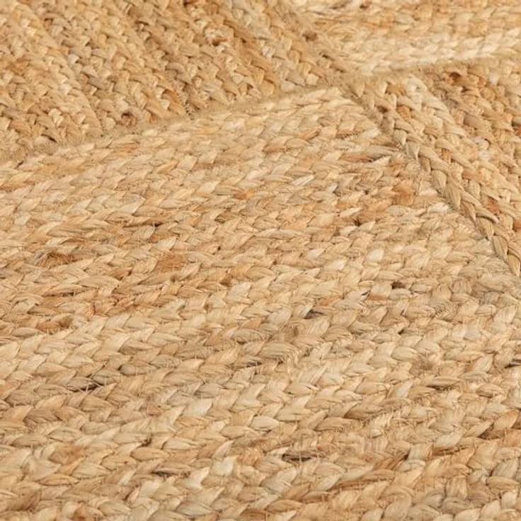 Steffensmeier Juteteppich Goa, Flachgewebeteppich aus Naturmaterialien, rechteckig, 60x110 cm, für Fußbodenheizung geeignet, biologisch abbaubar – Bild 5