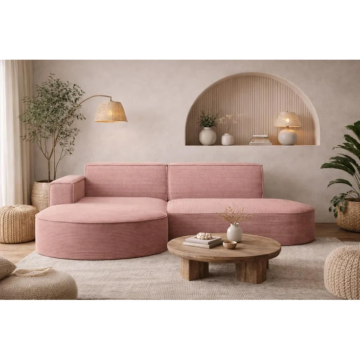 Kaiser Möbel Ecksofa Designer MODENA STUDIO L stoff Poso und Neve