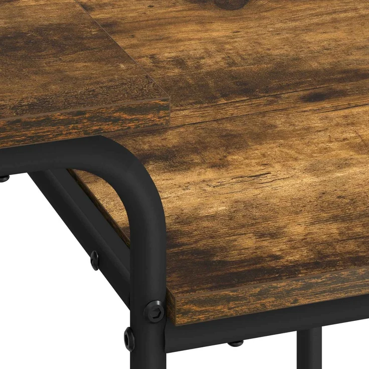 vidaXL Schreibtisch mit Stauraum Räuchereiche 100 x 50 x 75 cm 8007992 – Bild 6