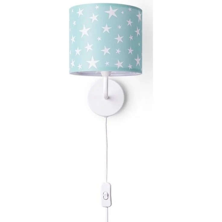 Paco Home Wandleuchte Capri 315, ohne Leuchtmittel, Lampe Kinderzimmer Babyzimmer âˆ…18cm Sterne Kabellänge 3m E14 – Bild 4