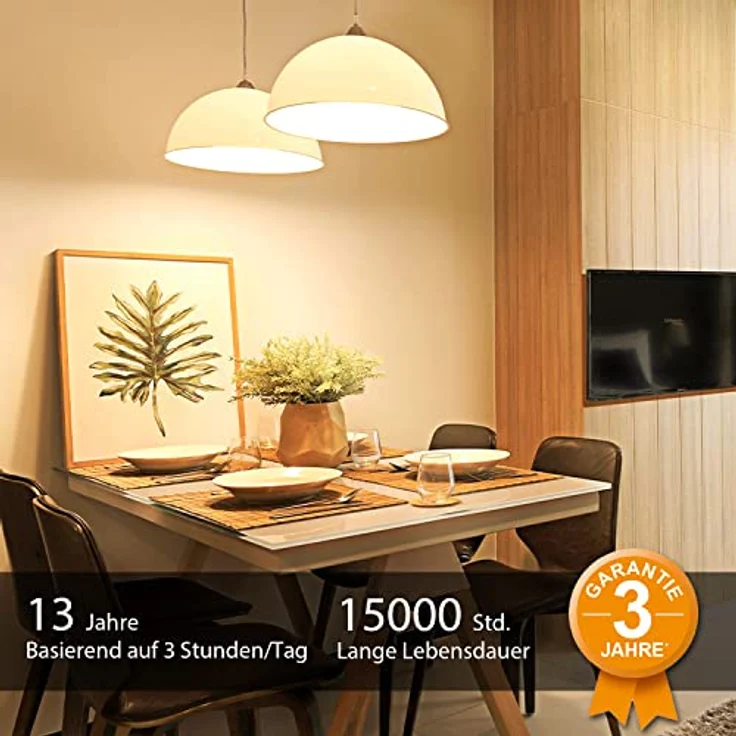LVWIT E14 LED Lampe Warmweiß 7.2W, 806 lm Reflektorlampe 2700K, E14 LED Reflektor R50 Strahler ersetzt 60W Glühbrine, 6er Pack – Bild 7