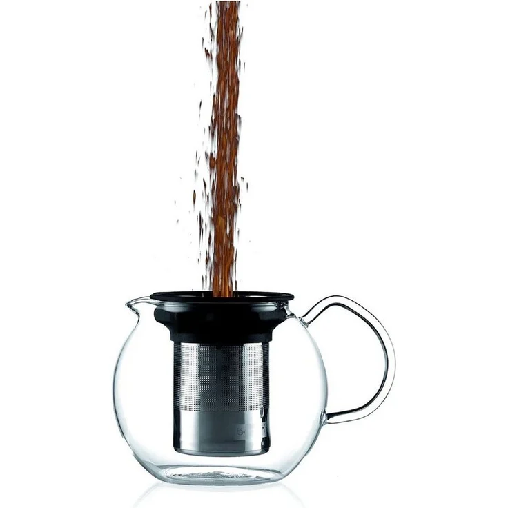 Bodum Assam Teebereiter mit Edelstahlsieb 1,0L und 2 Gläser – Bild 2