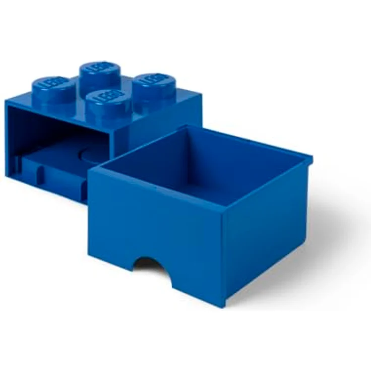 Lego 'Storage Brick 4' Aufbewahrungsbox blau mit 1 Schublade – Bild 6