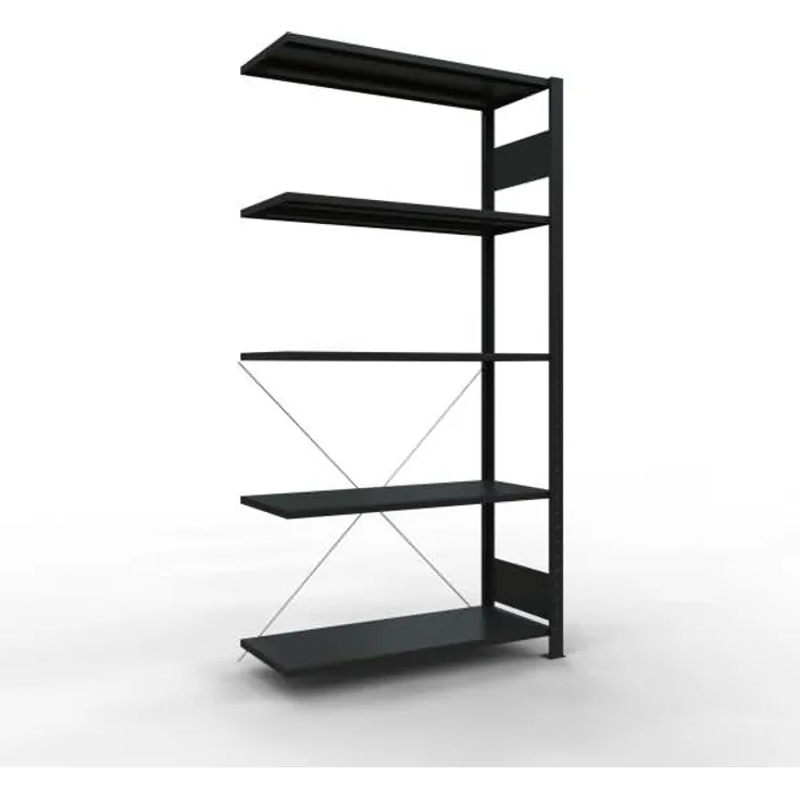 Schulte Regal MULTIplus150 32655-S 200x100x50cm schwarz