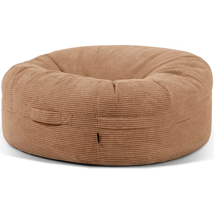 Sitzsack ‘Roll 135‘, Bezugstoff - Waves, 100% Polyester, Sand, 50x135x135 cm.