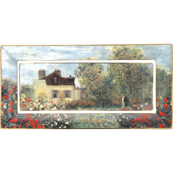 Goebel / Claude Monet - Das Künstlerhaus,Schale,Monet-Künstlerhaus,24,0cm x 12,0cm x 2,0cm / New Bone China / 24,0cm x 12,0cm x 2,0cm