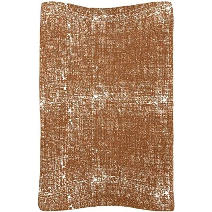 Meyco Baby Fine Lines Wickelauflagenbezug (weich und hautfreundlich, aus 100% Baumwolle, waschbar, einfache Pflege, trocknergeeignet, Größe: 50x70 cm), Camel – Bild 2