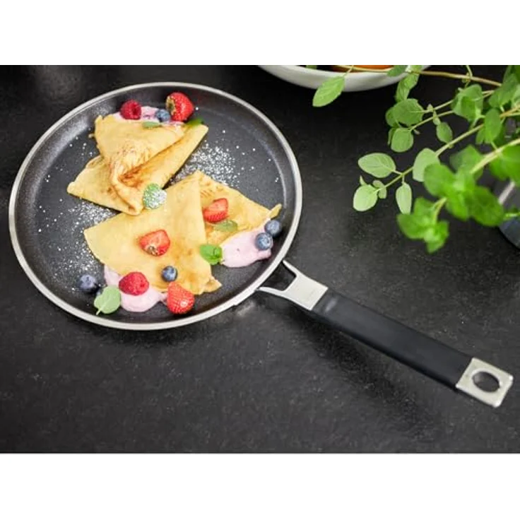 Rösle 'Silence Pro' Crêpes-Pfanne, Edelstahl schwarz, Ø 28 cm – Bild 4