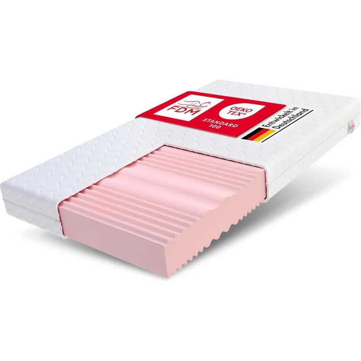 FDM Matratze 180x200 cm Härtegrad H3 H4 Höhe 20 cm Kaltschaummatratze Doppelseitige Rollmatratze HR-Schaum 7 Komfortzonen mit Hypoallergenem Waschbarem Jersey Bezug Oeko-Tex Verdura MAX Double