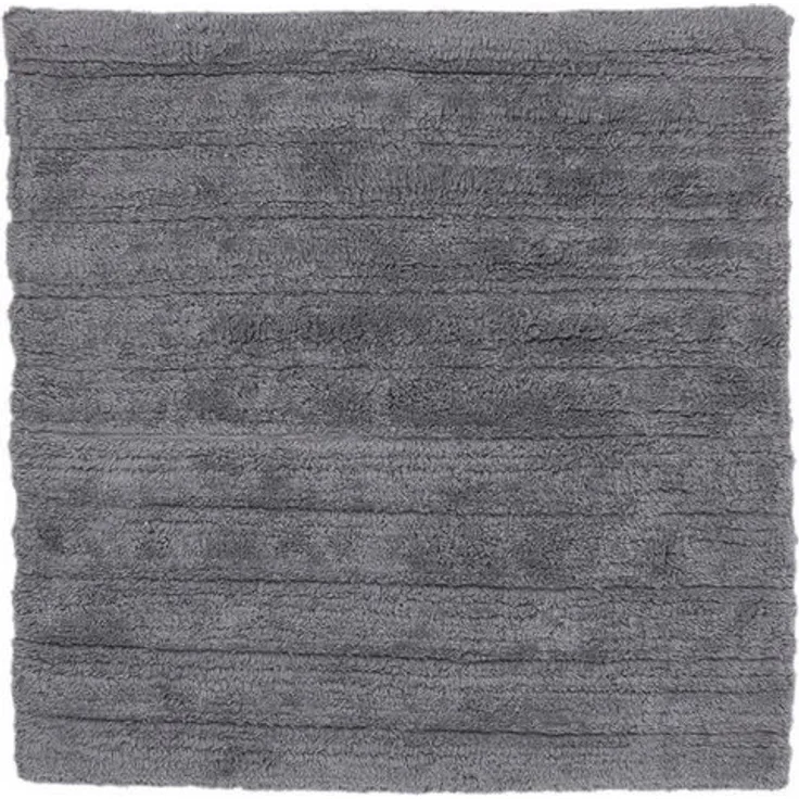 Heckett and Lane Badematte Vivienne Bidetmatte 60x60 Antracite 60x60, Badematte Badteppich Duschvorleger Matte