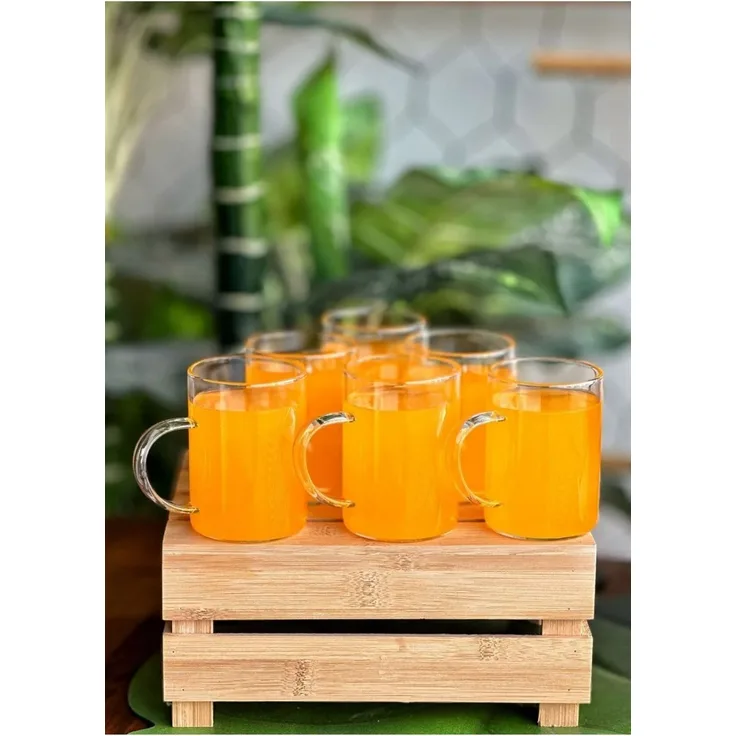 Hermia Concept 'Bayv - Transparent' Gläser-Set (6-teilig), Transparent, 6 x 6 x 8,5 cm, 200 ml