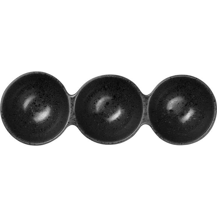 ASA 3er Schale, black iron 8,5 x 26 cm, h. 4,5 cm – Bild 2
