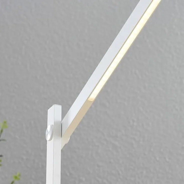 Lindby LED-Schreibtischlampe Loretta, Höhe 43 cm, weiß, verstellbar mit Dimm- und CCT-Funktion – Bild 6