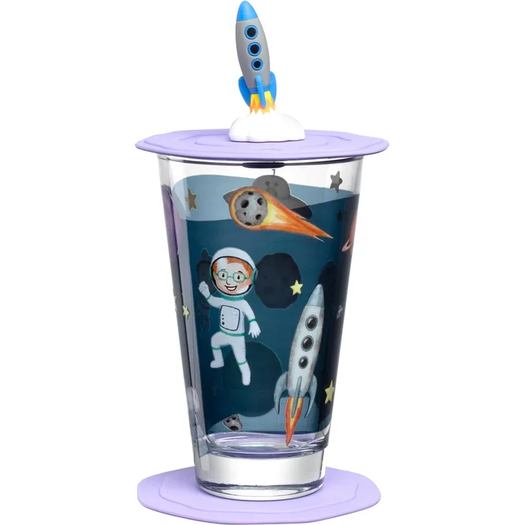 Leonardo BAMBINI Avventura Kinderbecherset Weltall 300 ml 3-teilig