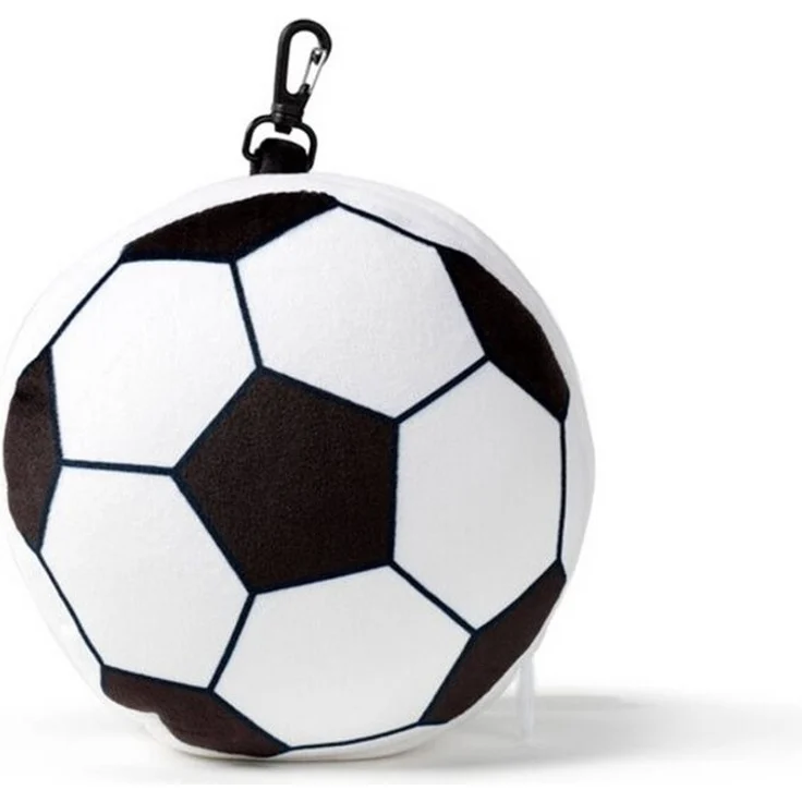 Puckator Reisekissen und Schlafmaske Fußball, Plüsch, 1-tlg, Kopfkissen, ca. 15 x 28 x 7 cm (geöffnet) – Bild 3