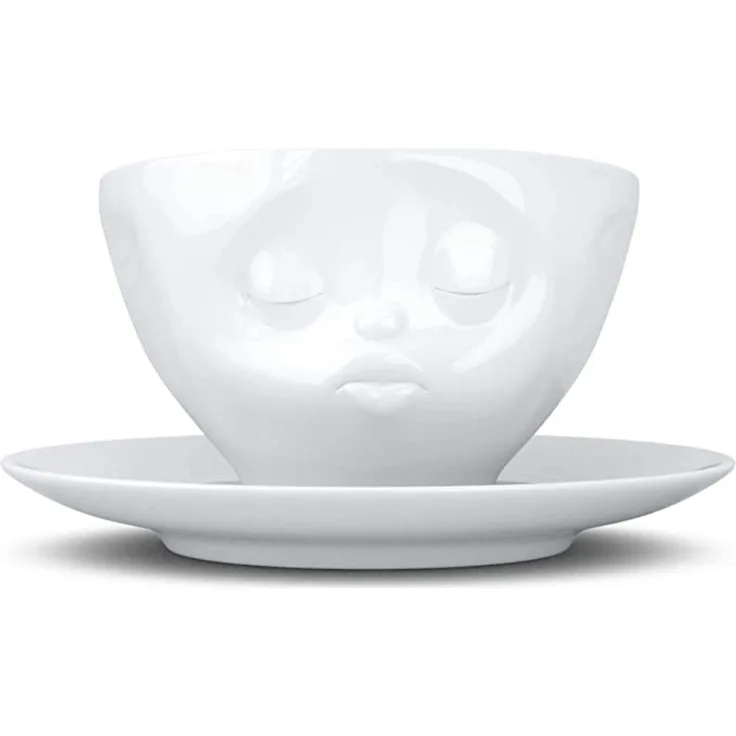 Fiftyeight Products KaffeeTasse - küssend weiß