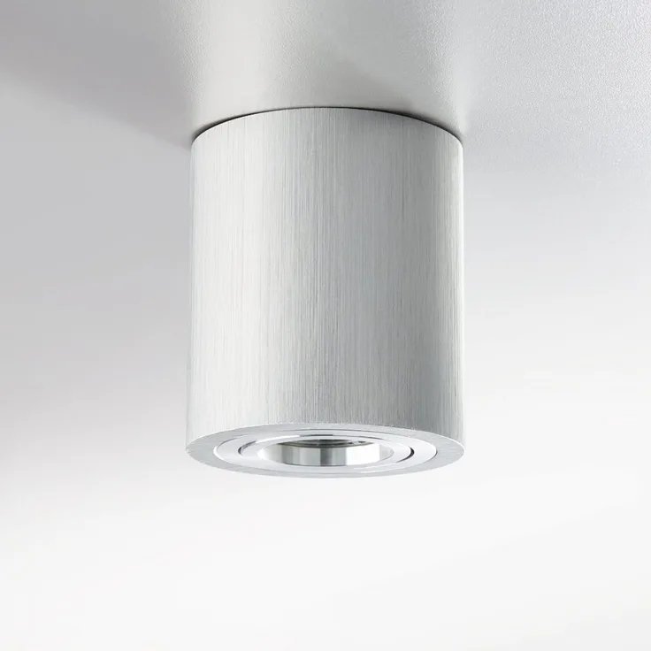 Heitronic Nr. 500735-HE Aufbauleuchte ADL9001 Rund schwenkbar aluminium GU10