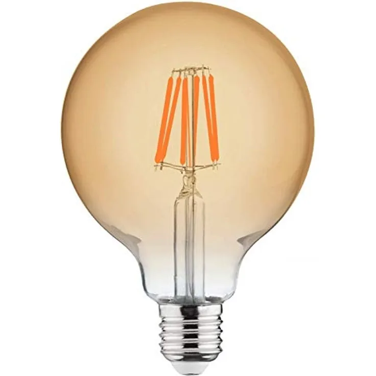4 W E27 LED Filament Leuchtmittel Kugel Globe G125, Durchmesser 125mm | 350 Lumen | (2200 K) Warmweiß