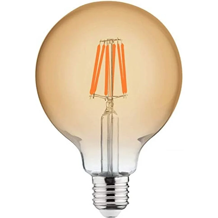 4 W E27 LED Filament Leuchtmittel Kugel Globe G125, Durchmesser 125mm | 350 Lumen | (2200 K) Warmweiß – Bild 1