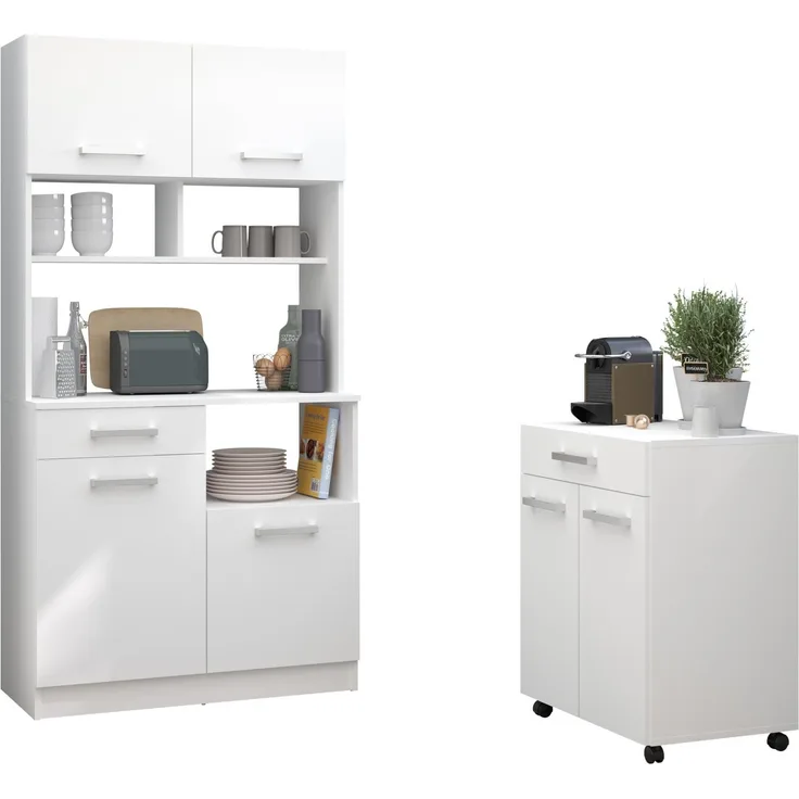 Buffet - Schrank von Parisot - Uno 2 in Weiß