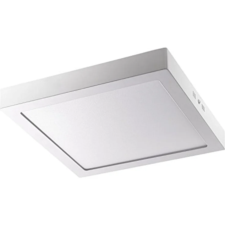 Alco-Albert 9229 LED Deckenleuchte, Aufbauleuchte weiß, 22,5 x 22,5 cm, 18W, 90 LEDs, neutralweiß 4000K – Bild 1