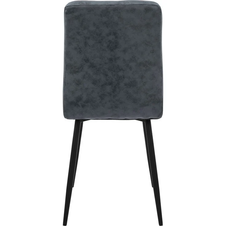 ML-DESIGN Stuhl Esszimmerstuhl mit Rückenlehne Polsterstuhl mit Metallbeine (4 St), Ergonomischer Stuhl Anthrazit Kunstleder Wohnzimmerstuhl Küchenstuhl – Bild 3