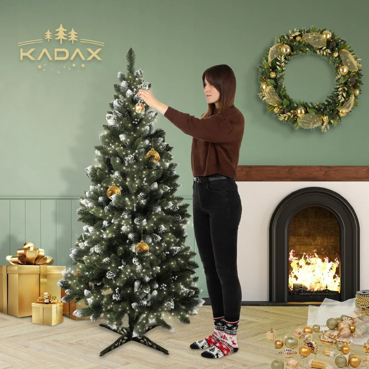 KADAX Künstlicher Weihnachtsbaum Diamond Pine 180 cm Wunderschön – Bild 9