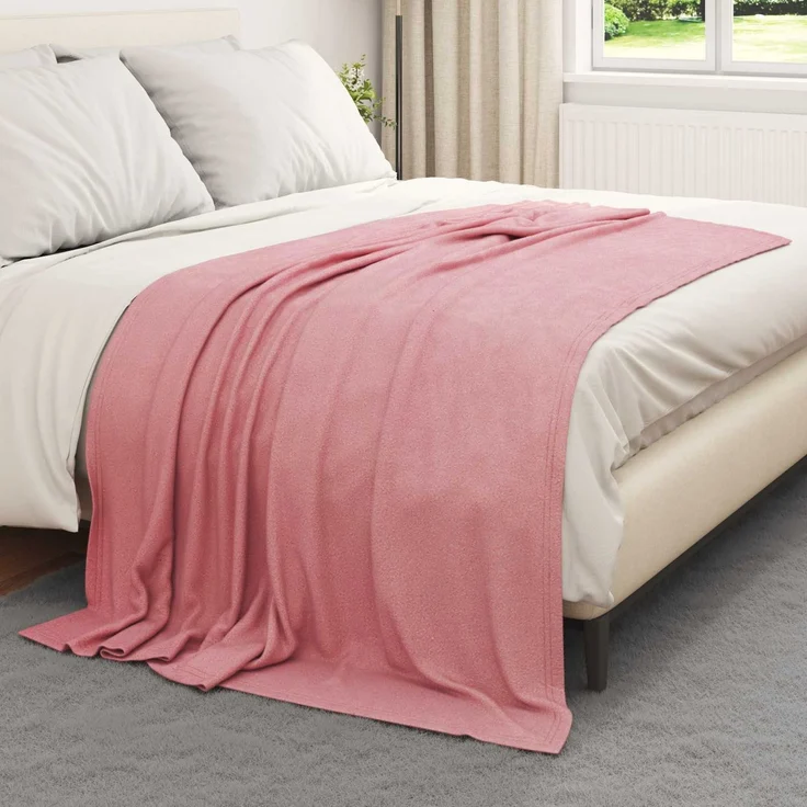 vidaXL Wohndecken 24 stk. Rosa 200 x 150 cm 10,41 kg Fleece 42017122 – Bild 3