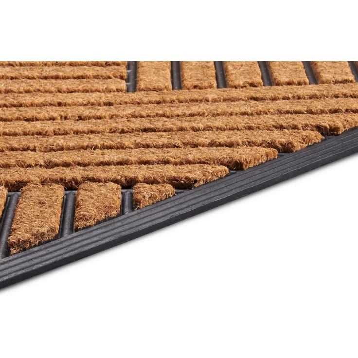 HANSE Home Fußmatte Mix Mats Gummi Kokos Crossings, Türmatte, rechteckig, Höhe: 20 mm, Strapazierfähig, pflegeleicht, robust, wetterfest, UV-beständig – Bild 4