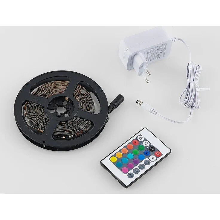 LED Streifen GRIP mit Fernbedienung, RGB Farbwechsel & Dimmer - 5 Meter – Bild 3