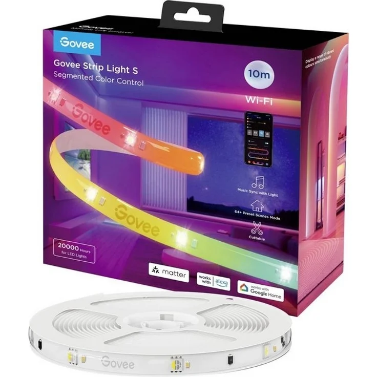 Govee LED Strip Lights Matter ready 10 Meter EEK G – Bild 3