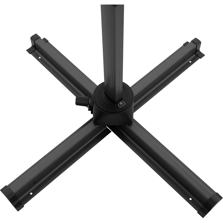 Doppler Sonnenschirm / Ampelschirm "LIFE 310 Side", anthrazit, Ø 310 cm – Bild 3