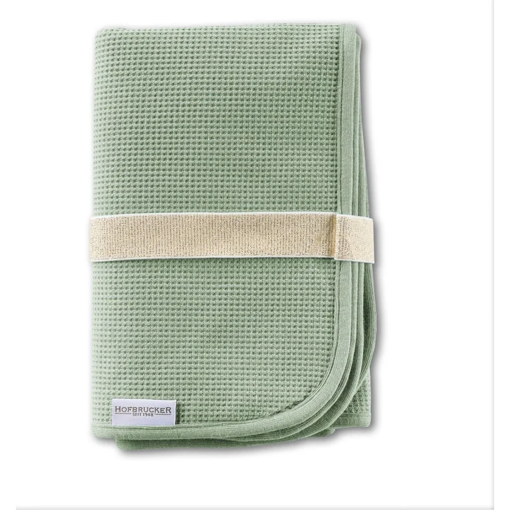 Hofbrucker® Windeltasche, Wickeltasche mit Wickelunterlage für unterwegs, faltbare Wickelclutch mit Organizer für Windeln & Feuchttücher, Abwischbar, Must Have für die Baby Erstausstattung (Salbei) – Bild 1