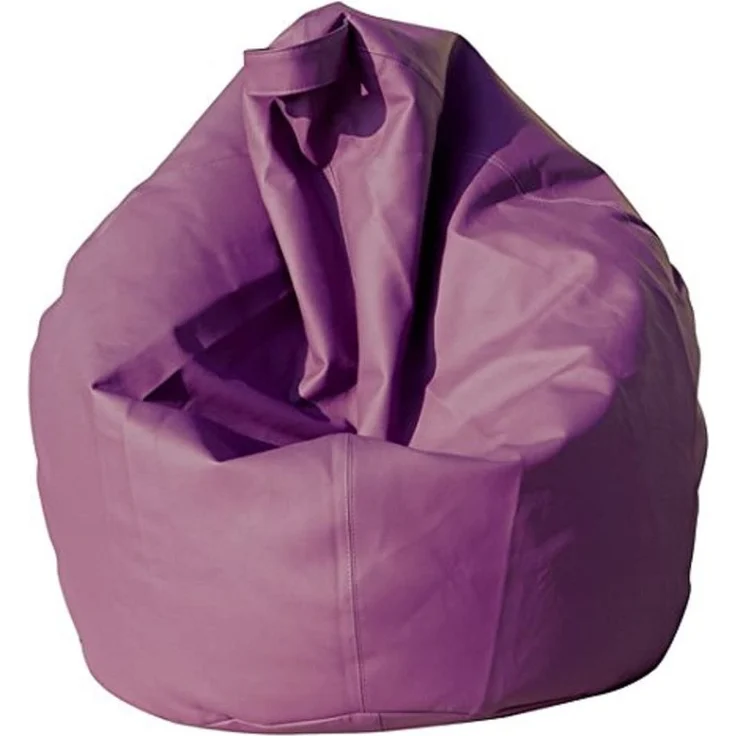 Dmora Eleganter Sitzsack, lila Farbe, Maße 80 x 120 x 80 cm